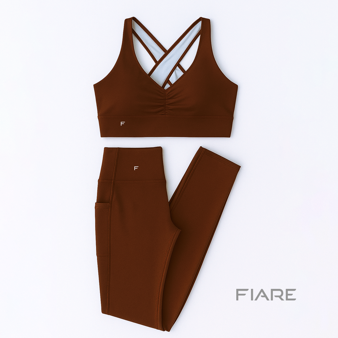 Legging FIARE Pocket Terracota